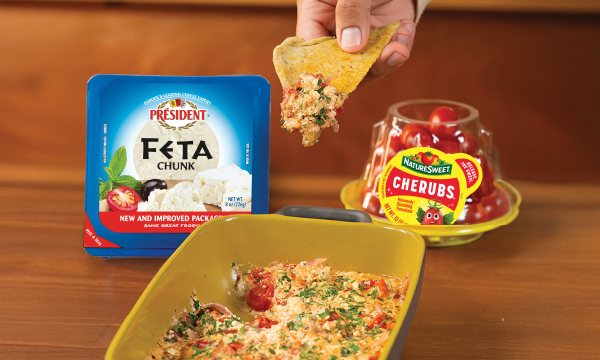 Baked Feta and Tomato Dip